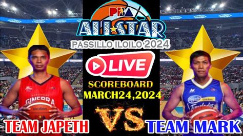 pba live score today 2024|TEAM JAPETH vs TEAM MARK .